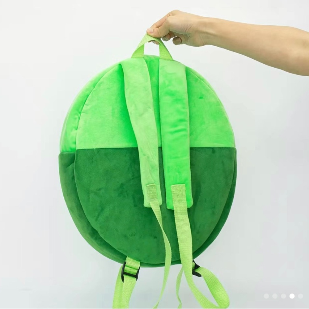 Adventure Time - Finn the Human Green Backpack - NWOT - measurements in pics - Picture 9 of 11